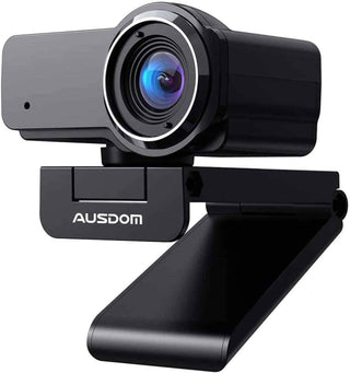 Câmera Web AUSDOM A340 HD 1080p/30fps para videochamadas, foco automático e microfone