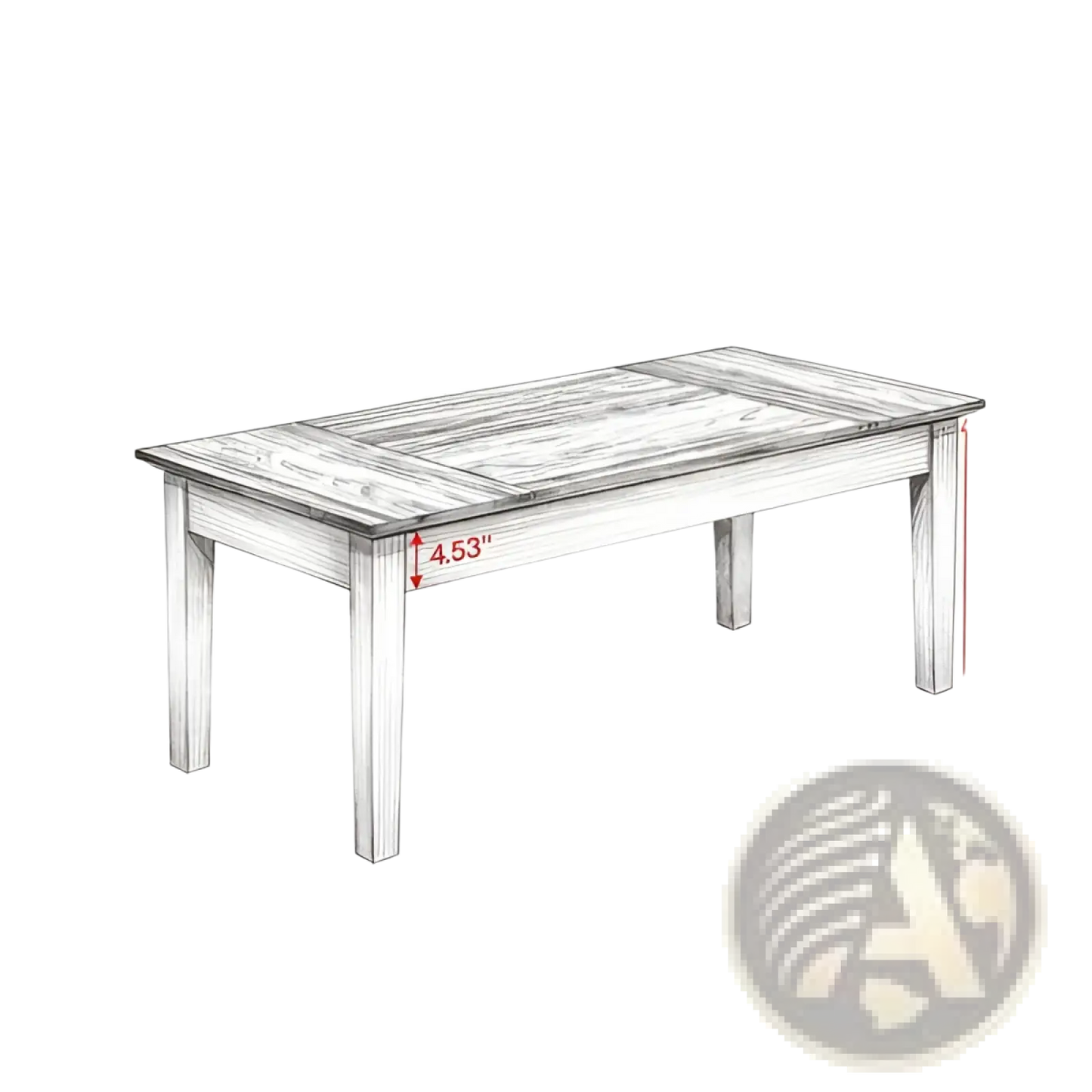 62 Inch White and Brown Wooden Executive Office Desk