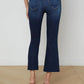 L'Agence - Calça Jeans Kendra High Rise Crop Flare