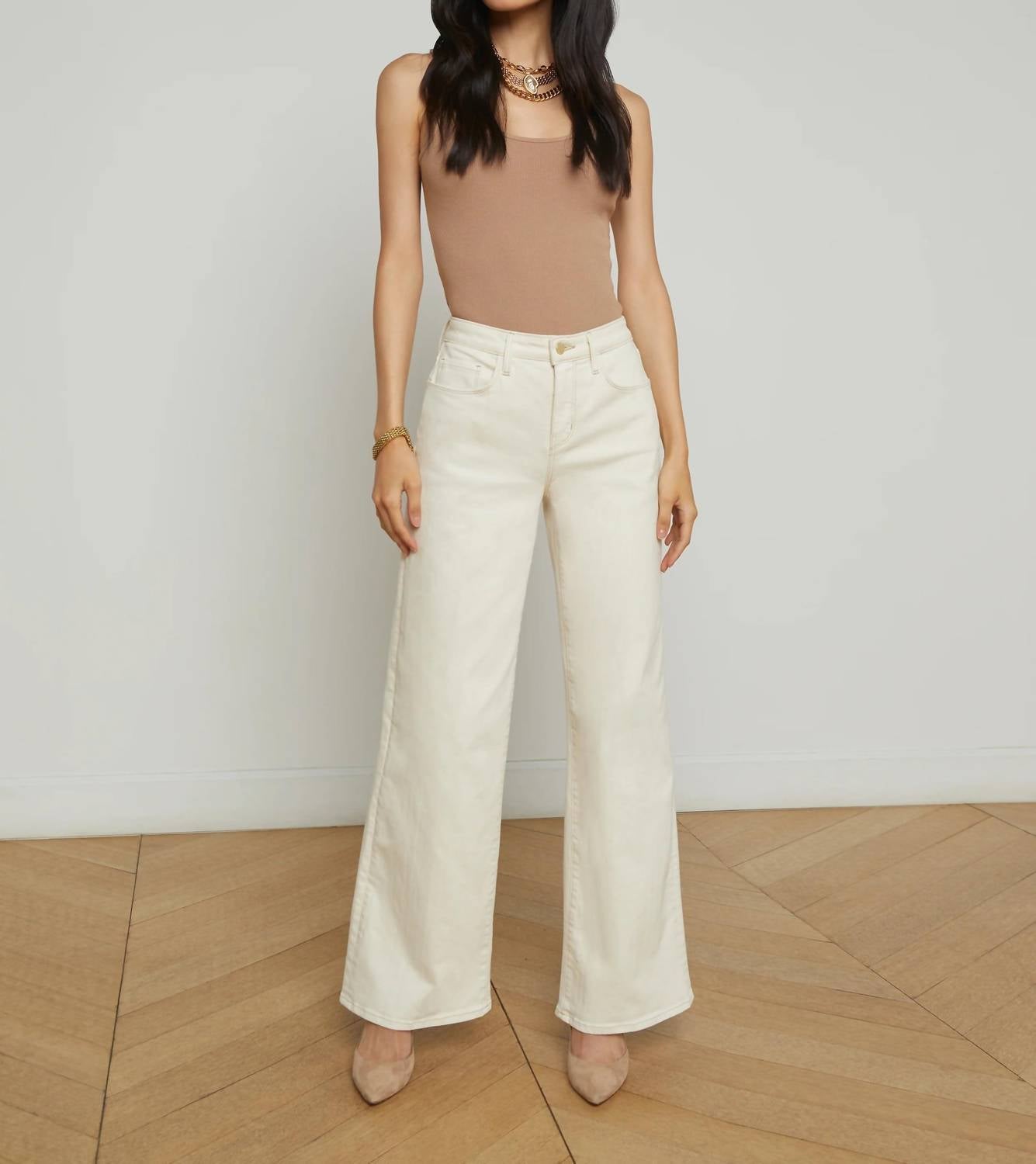 L'Agence - Alicent High Rise Wide Leg Jean