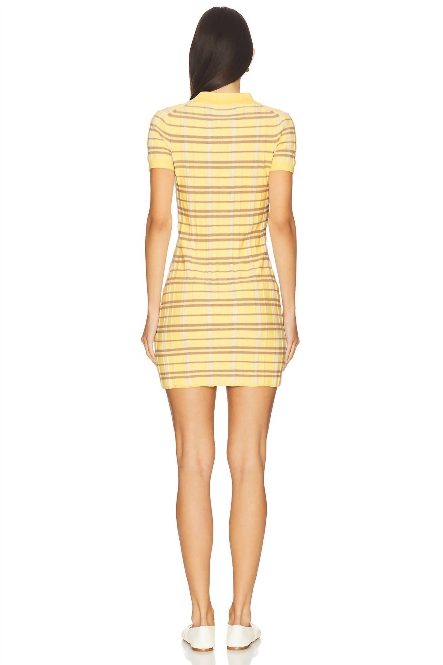 Guest In Residence - Plaid Polo Mini Dress