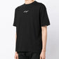 Camiseta masculina Hugo Boss Dontevideo Script Logo manga curta preta tamanho médio