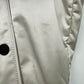 Jaqueta bomber masculina Boss Crospa com logotipo bordado, branca, tamanho 42