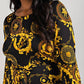 The Curve La - Plus Size Long Sleeve Midi Dress With Tie Belt