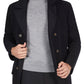 Capa de chuva Ralph Lauren Luke masculina azul tamanho 44