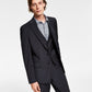 Calvin Klein Infinite Stretch Solid Slim Fit Terno Masculino Preto Tamanho 42