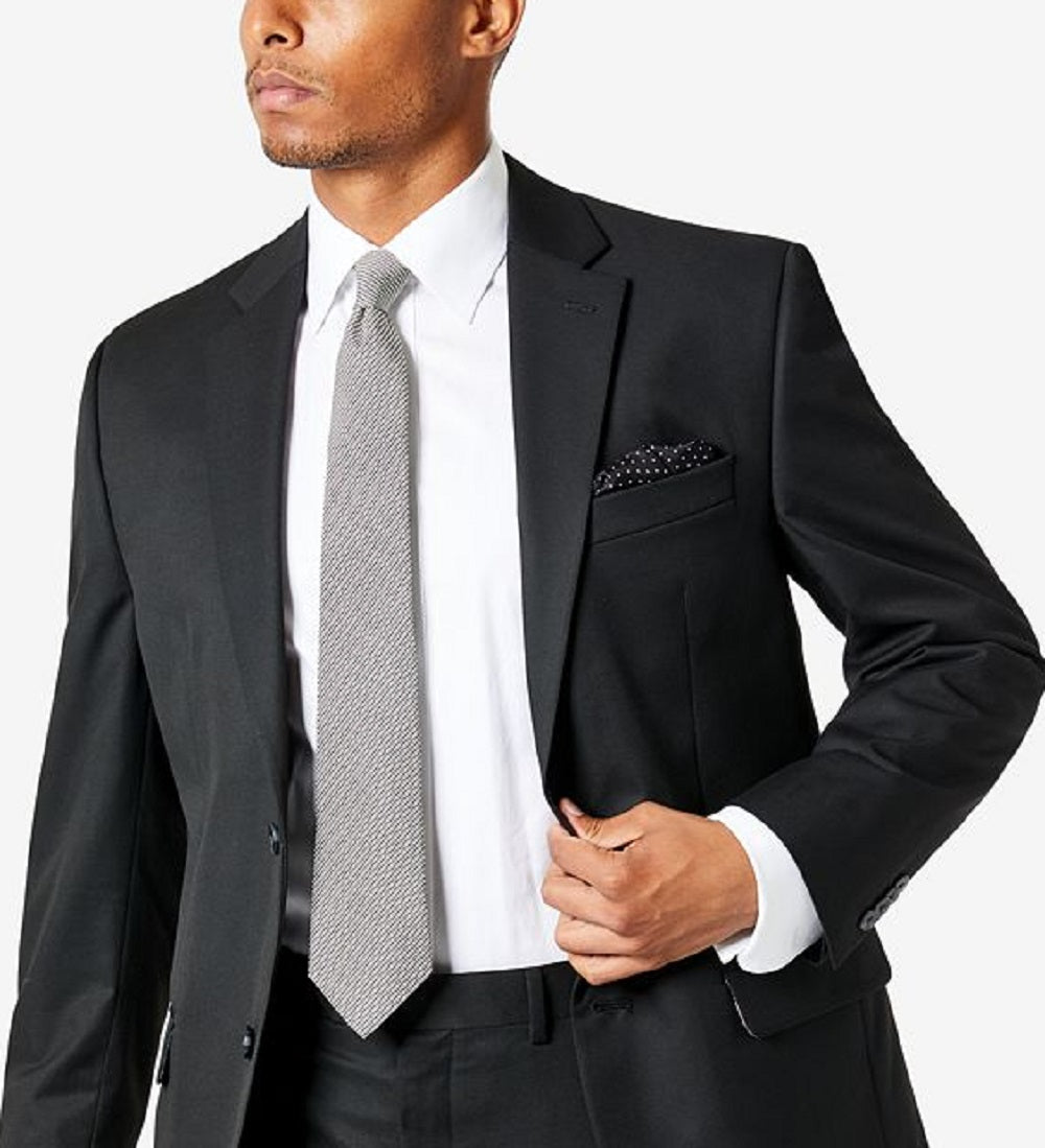 Jaqueta Sean John Masculina Classic Fit Preta Sólida Tamanho 46