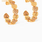 Crystal Haze - HABIBI HEART HOOP EARRINGS