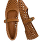 Cushionaire - Women’s Weston Hand Woven Dressy Ballet Flats