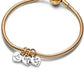 Pandora - Women's Two-tone Splittable Friendship Triple Dangle Charm