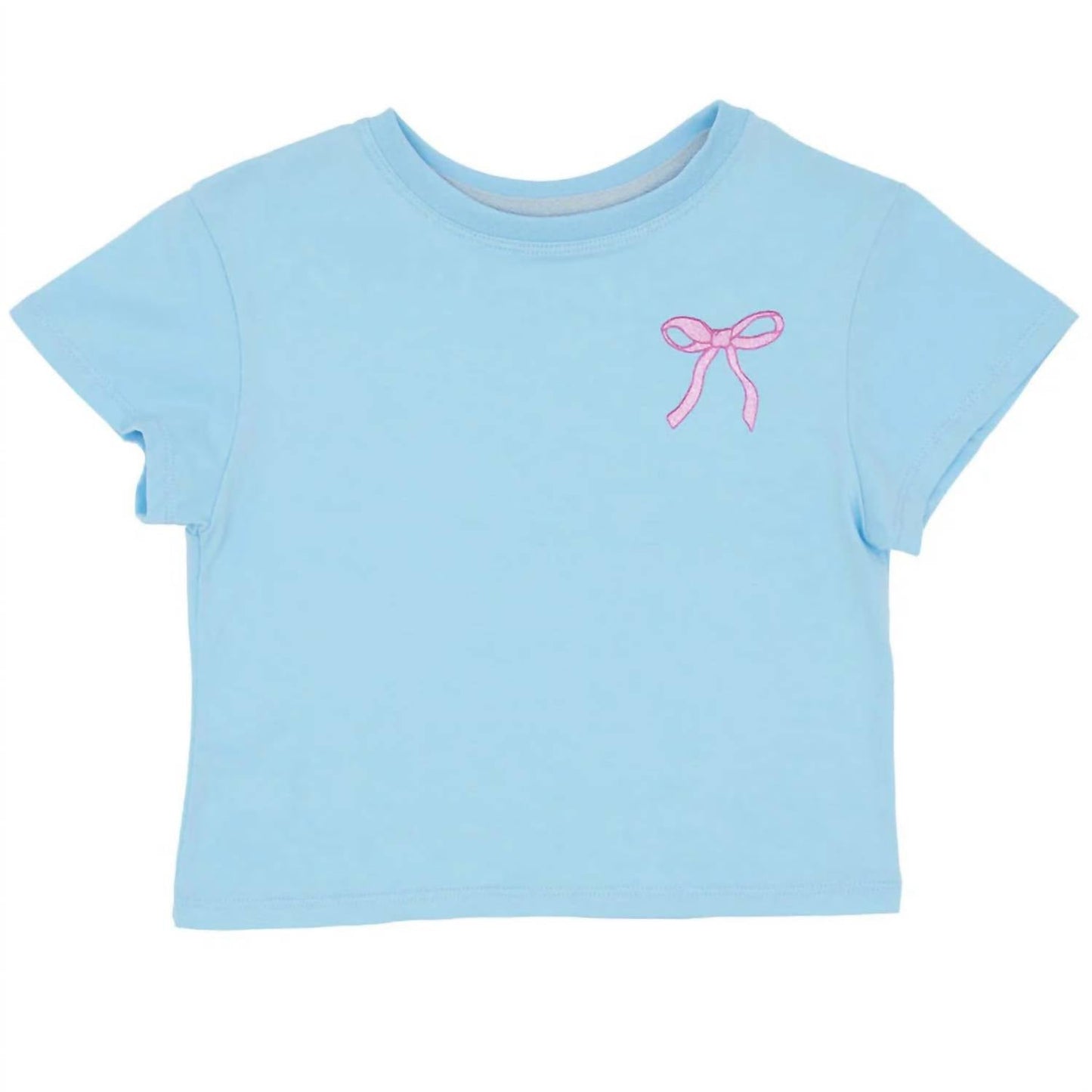 Azarhia - Girls Glitter Bow Boxy Tee