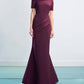 Alexander By Daymor - Asymmetrical Neckline Evening Gown