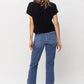 Judy Blue - High Waist Fray Slit Release Hem Straight Denim Jeans