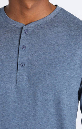 Jachs New York - Cotton Modal Blend Long Sleeve Henley