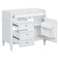 Bathroom Vanity With 2 Drawers and Tip-Out Drawer Storage Cabinet