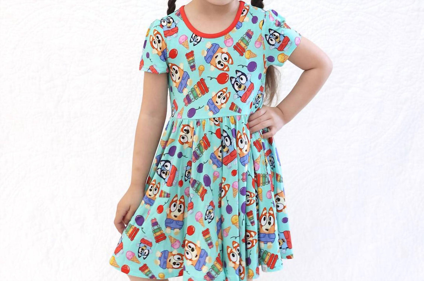 Charlies Project - Girl's Little Snuggles Bamboo Dress
