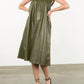 Thml - Allure Faux Leather Midi Dress