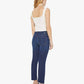 Mother - High-waisted Crop Fray Jeans