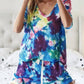 Bibi - Waffle Tie Dye V-neck Top