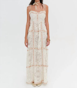 For Love &amp; Lemons - Vestido longo Charlotte