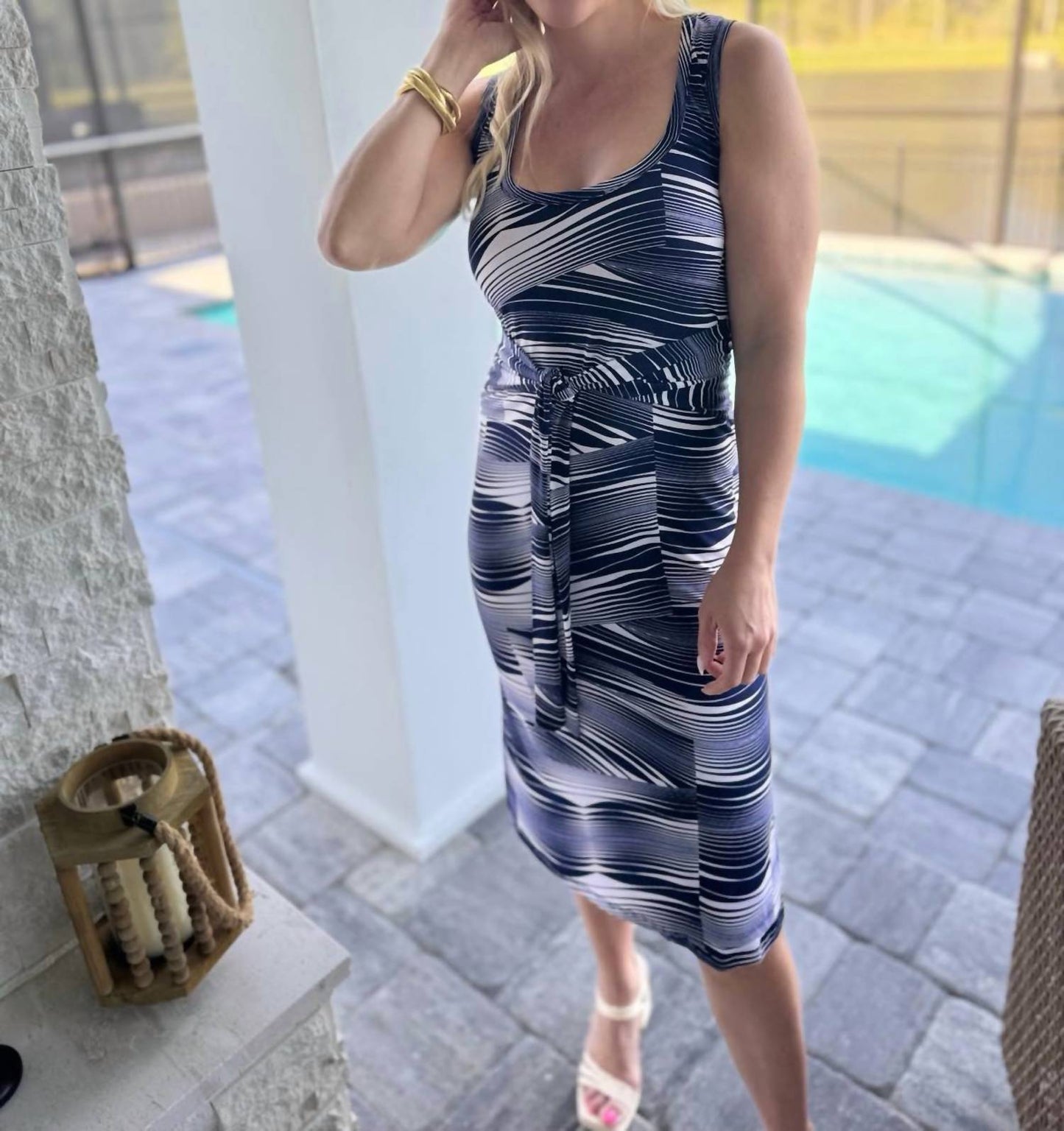 Veronica M - Henrietta Belted Tank Dress