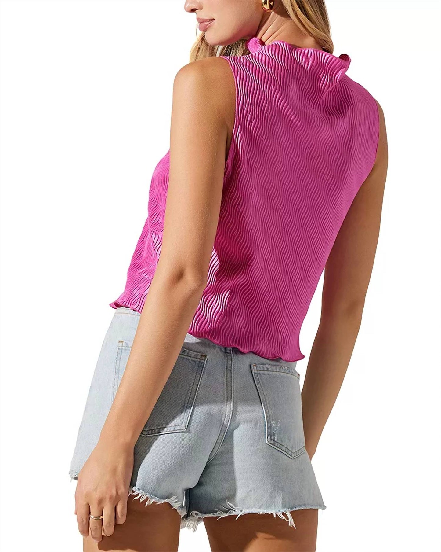 Astr - Arte Wavy Textured Top