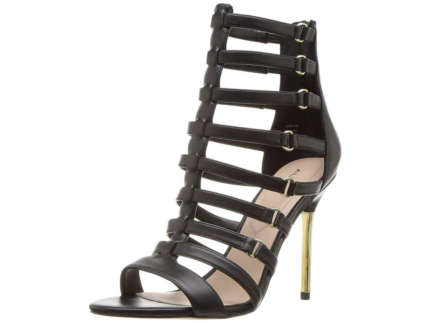 Sandália de Salto Unaclya Aldo Feminina Preta Tamanho 11 B