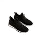 Tênis feminino Aldo de tecido cano baixo com cadarço, preto, tamanho 8,5