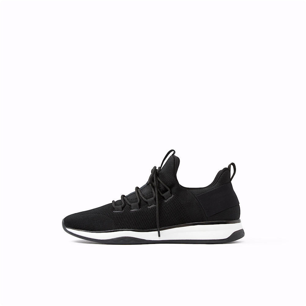 Tênis feminino Aldo de tecido cano baixo com cadarço, preto, tamanho 8,5