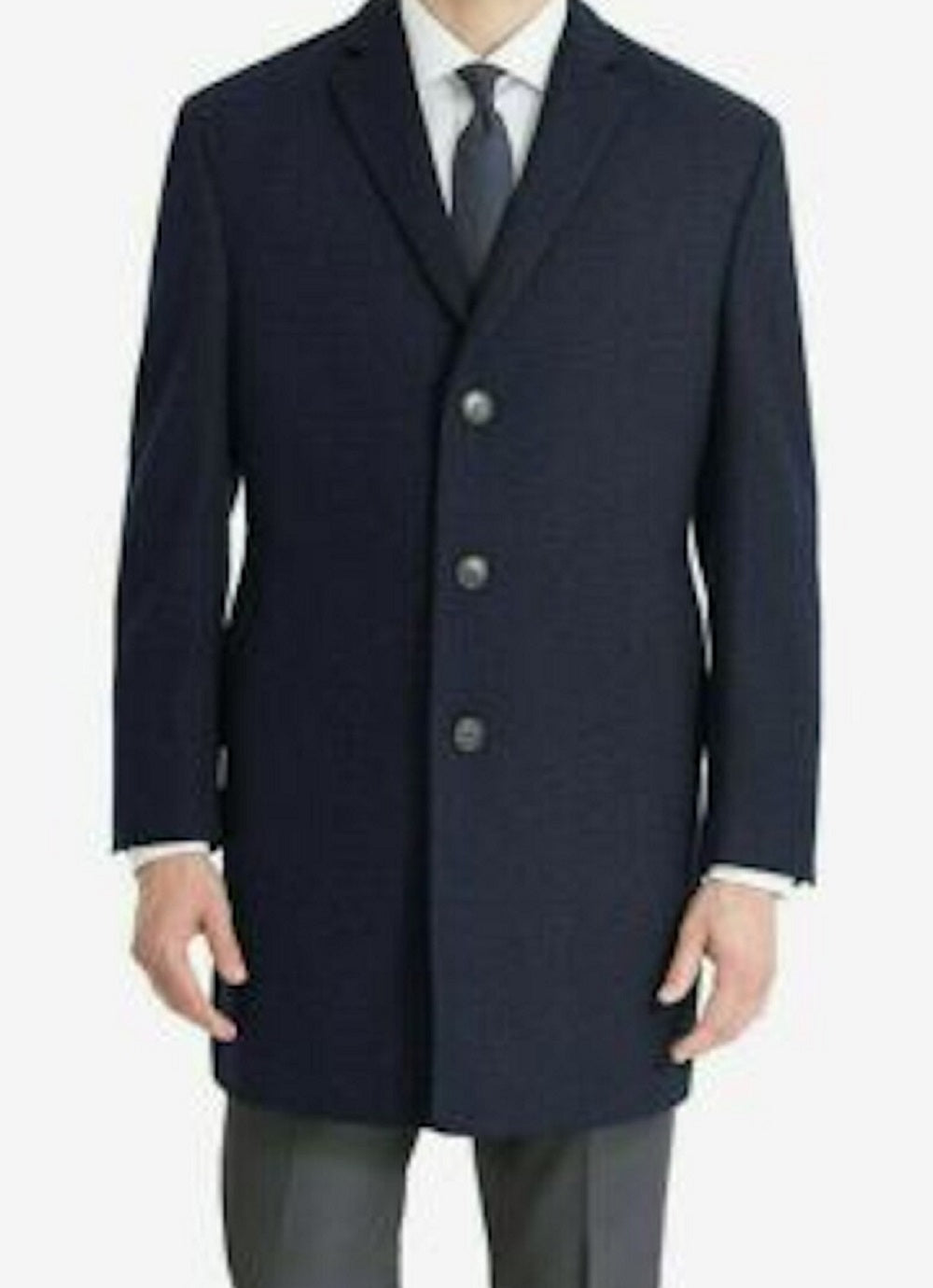 Sobretudo Calvin Klein Masculino de Lã Azul Tamanho 50