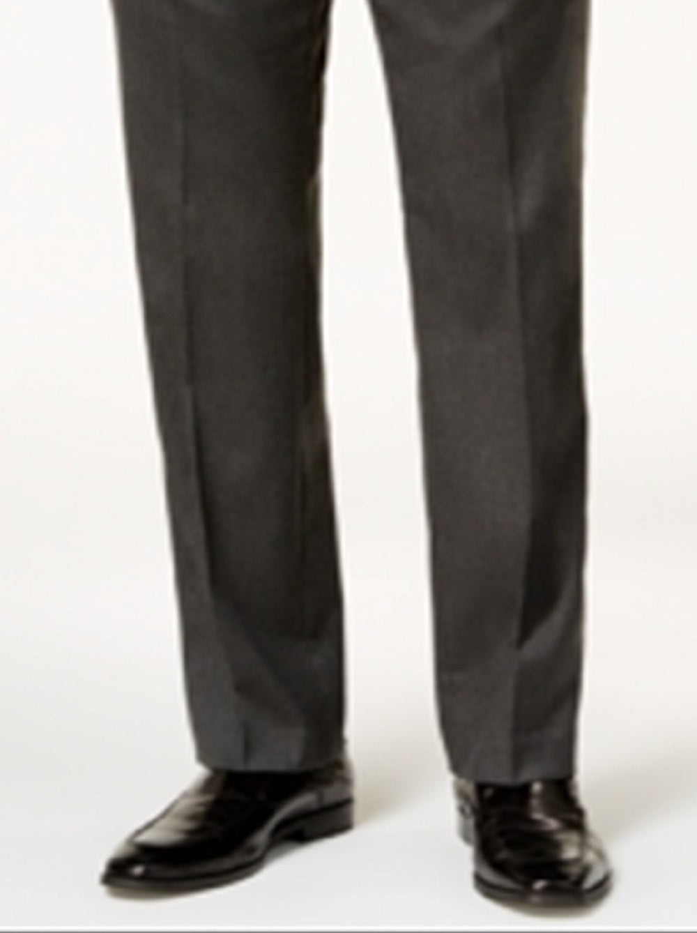 Calça social Calvin Klein Covert Twill Ultraflex masculina cinza tamanho 36x34