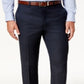 Calça social Calvin Klein Covert Twill Ultraflex masculina, azul, tamanho 38x34