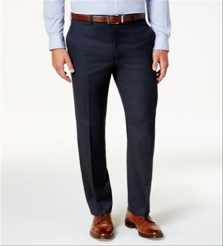Calvin Klein Men's Covert Twill Ultraflex Dress Pants Blue Size 38X34