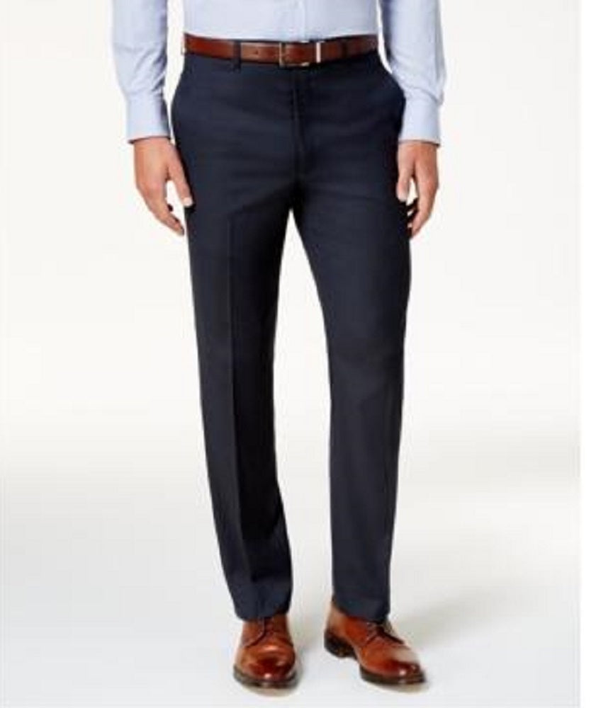Calça social Ralph Lauren Covert Twill Ultraflex Masculina Azul Tamanho 40X32