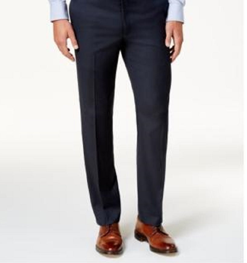 Calça social Ralph Lauren Covert Twill Ultraflex Masculina Azul Tamanho 40X32