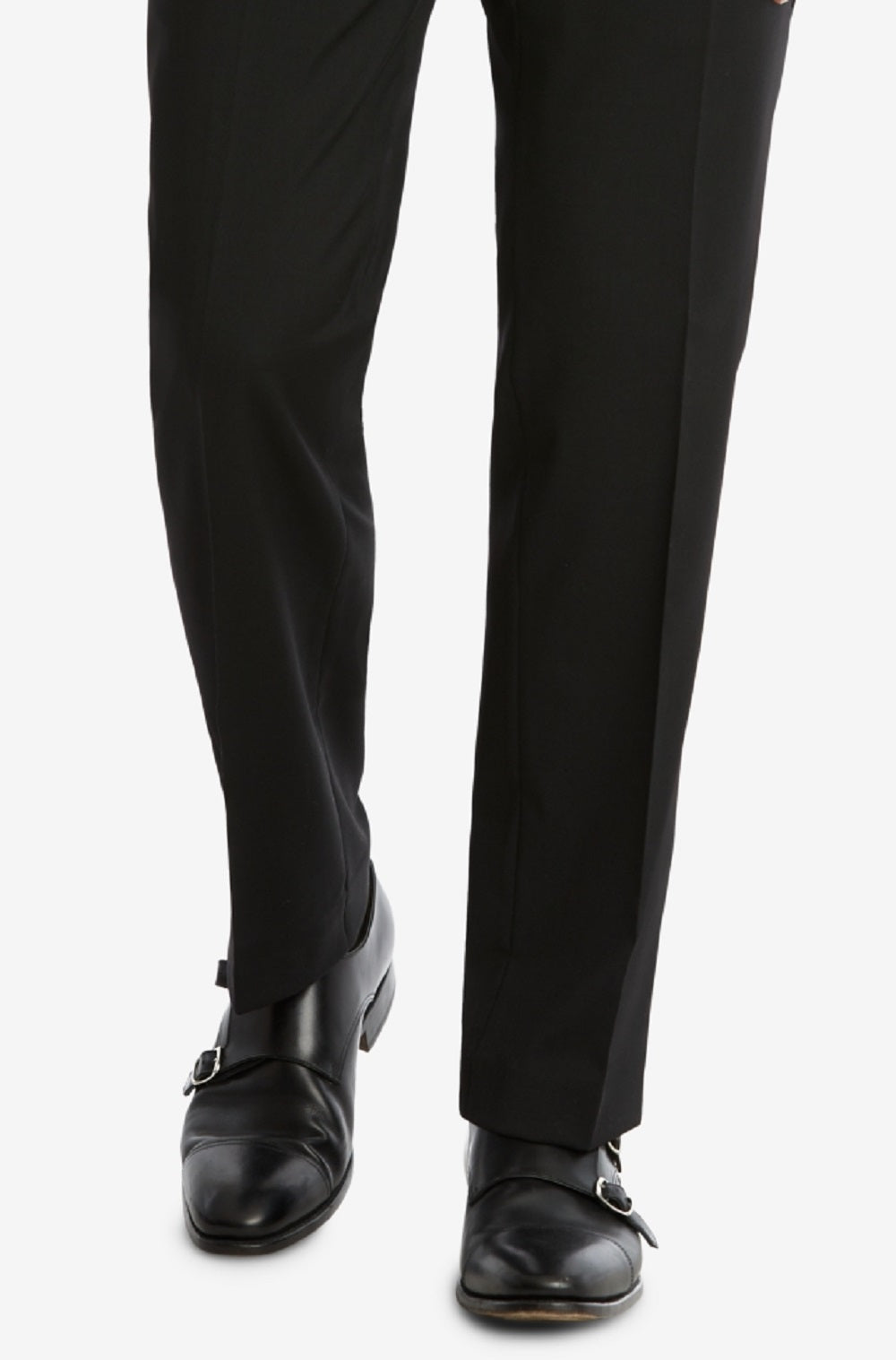Calça de terno Tommy Hilfiger Modern Fit Th Flex Stretch Masculina Preta Tamanho 32X30