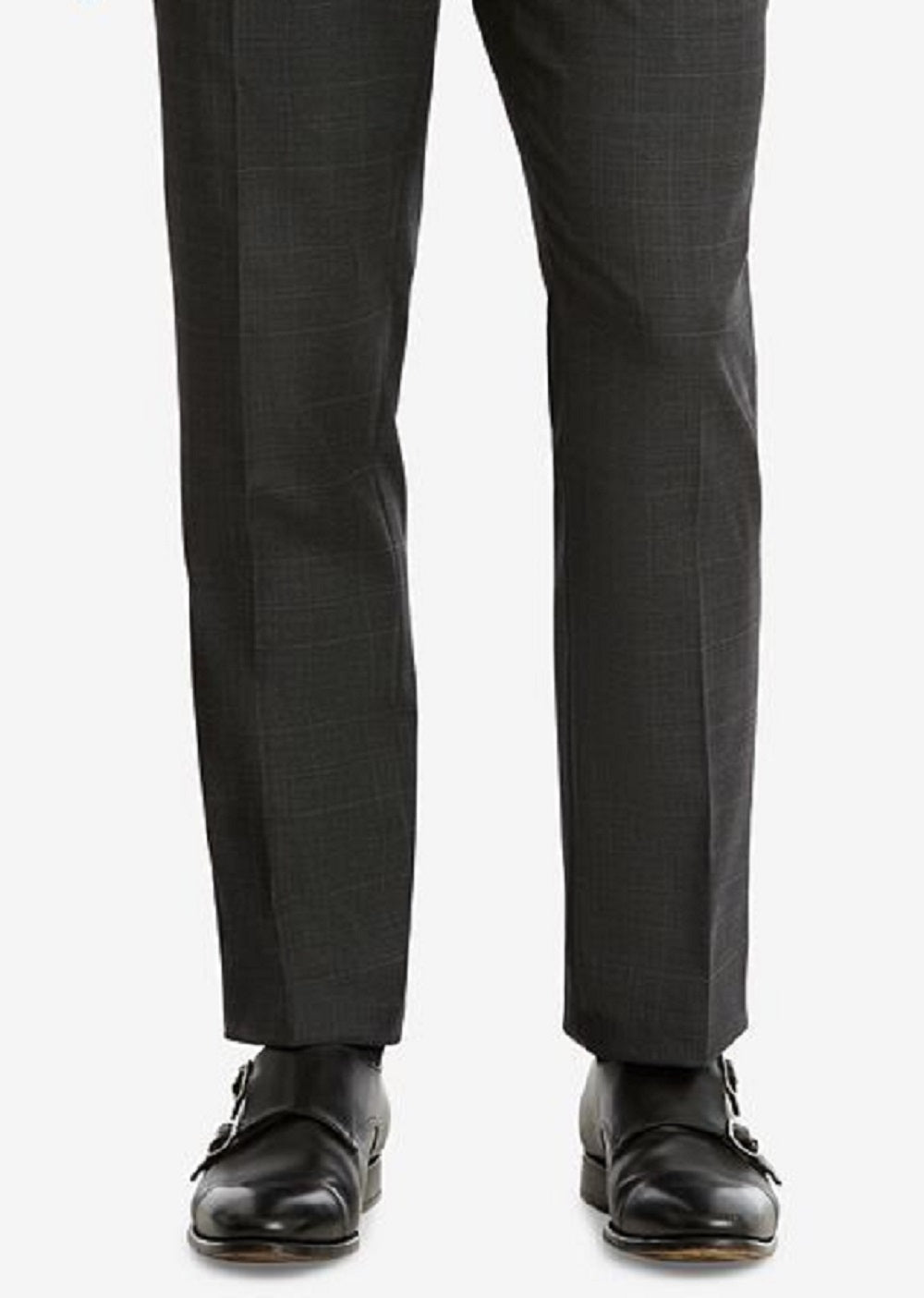 Calça de terno Tommy Hilfiger Modern Fit Th Flex Wool Masculina Cinza Tamanho 32X30