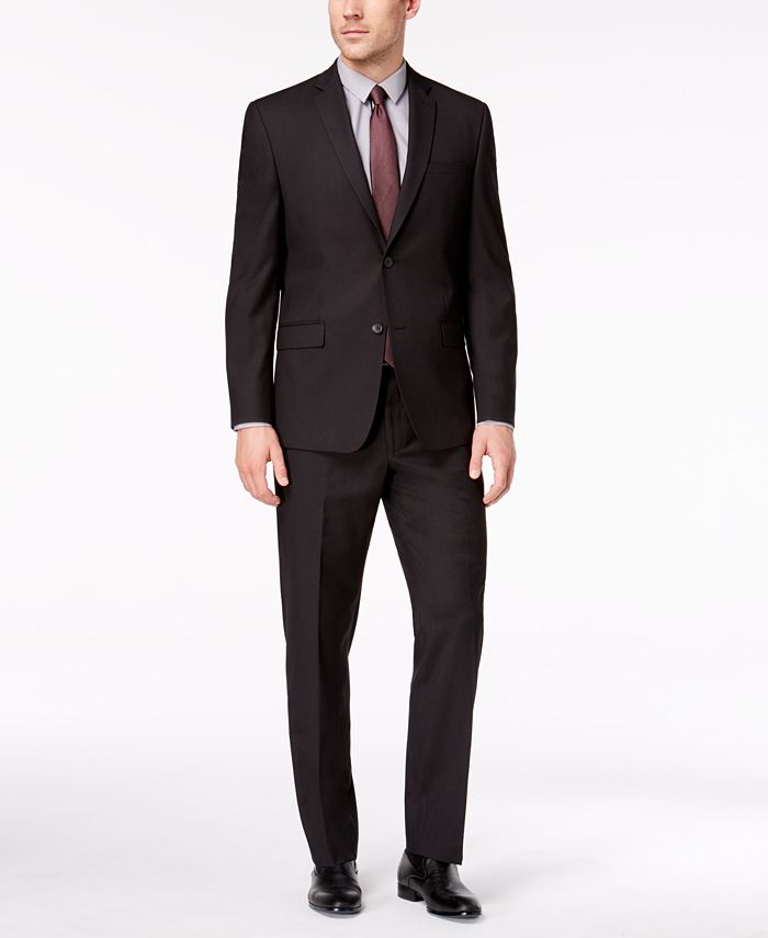 Marc New York Men's Modern Fit Suit Black Size 40