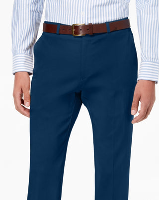Calça Tommy Hilfiger Masculina Modern Fit Th Flex Stretch Comfort Solid Performance Azul Tamanho 33X30
