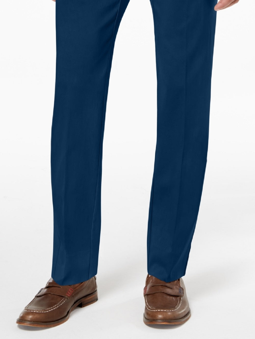 Calça Tommy Hilfiger Masculina Modern Fit Th Flex Stretch Comfort Solid Performance Azul Tamanho 34X30