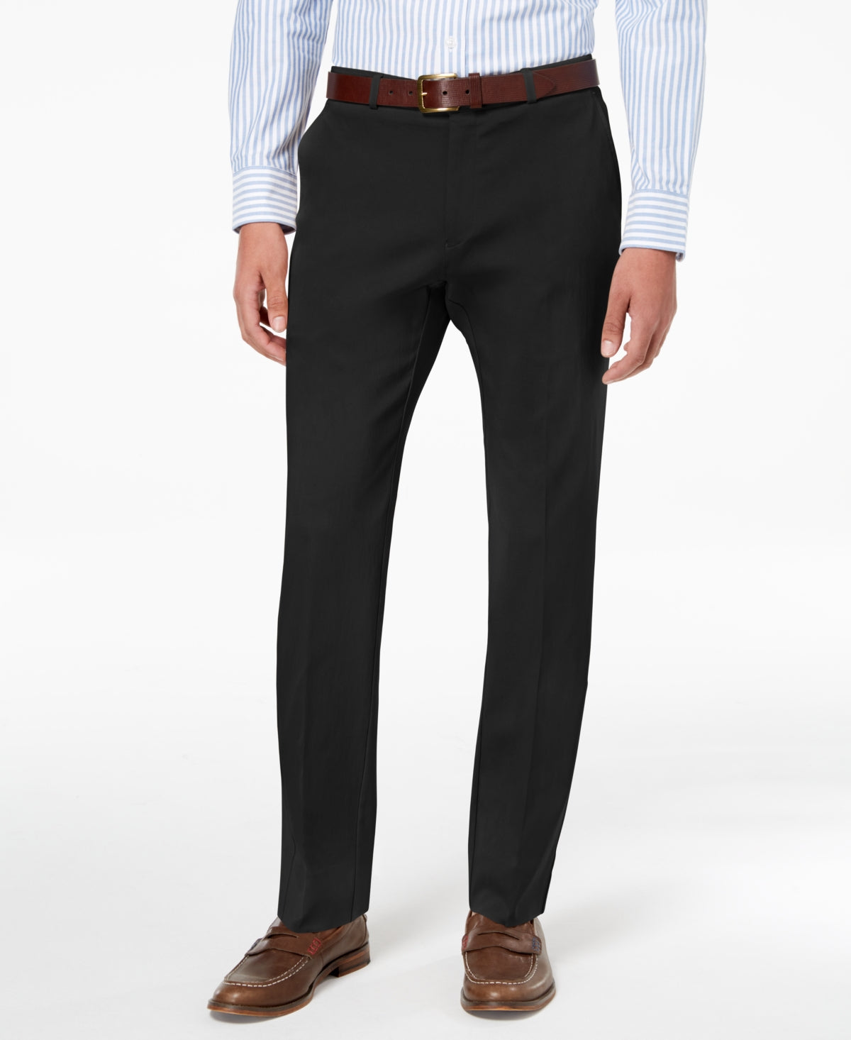 Calça Tommy Hilfiger Masculina Modern Fit Th Flex Stretch Comfort Preta Tamanho 32X32