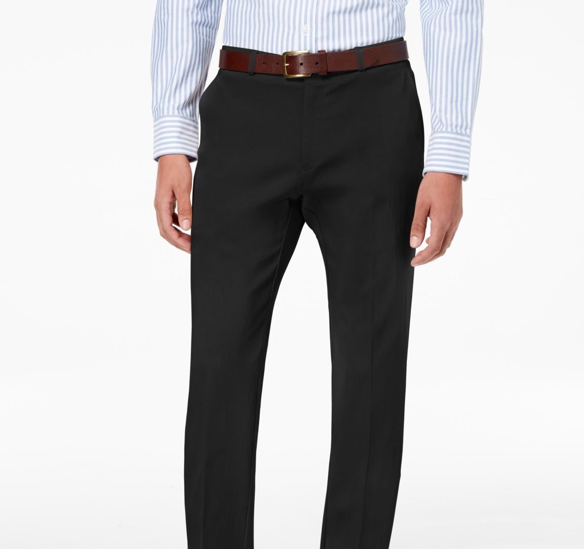 Calça Tommy Hilfiger Masculina Modern Fit Th Flex Stretch Comfort Preta Tamanho 32X32