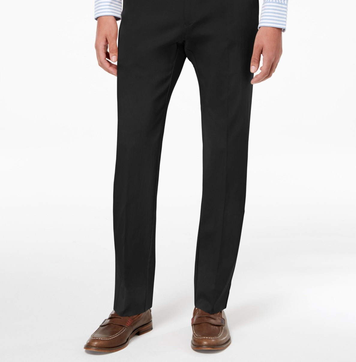 Calça Tommy Hilfiger Masculina Modern Fit Th Flex Stretch Comfort Preta Tamanho 32X32