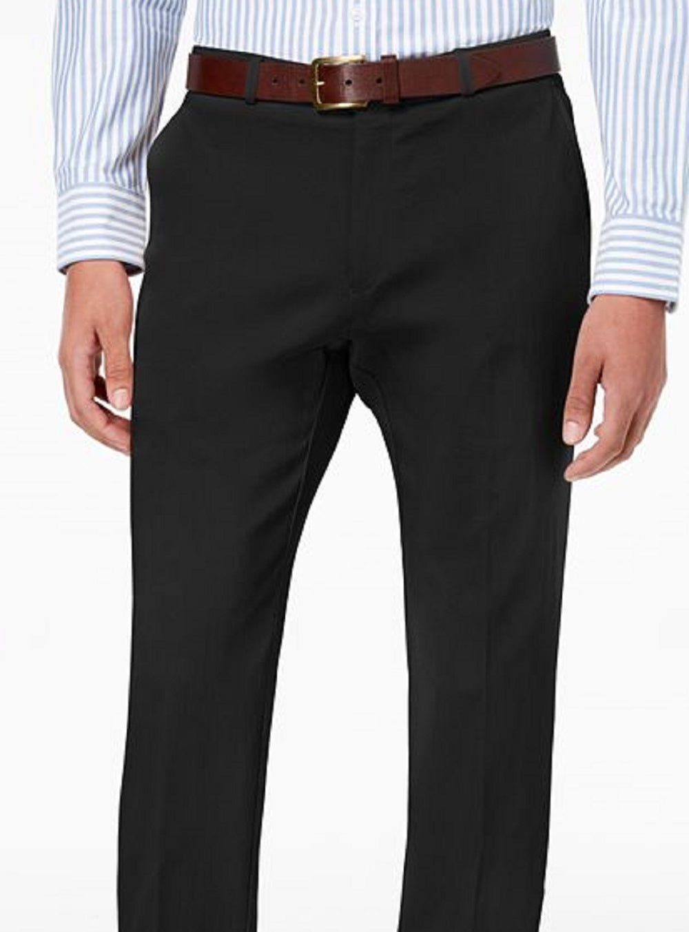 Calça Tommy Hilfiger Masculina Modern Fit Th Flex Stretch Comfort Solid Performance Preta Tamanho 33X32