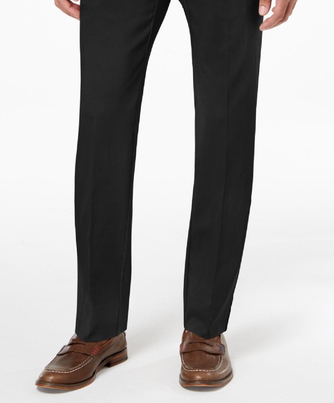 Calça Tommy Hilfiger Masculina Modern Fit Th Flex Stretch Comfort Solid Performance Preta Tamanho 34X30