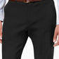 Calça Tommy Hilfiger Masculina Modern Fit Th Flex Stretch Comfort Preta Tamanho 34X34