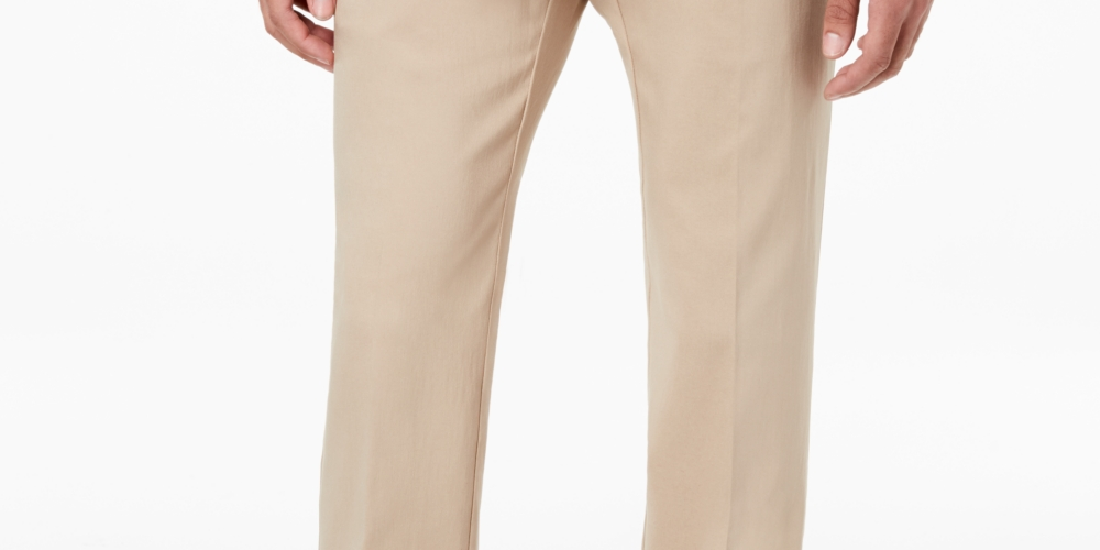 Calça Tommy Hilfiger Masculina Modern Fit Th Flex Stretch Comfort Solid Performance Marrom Tamanho 34X32