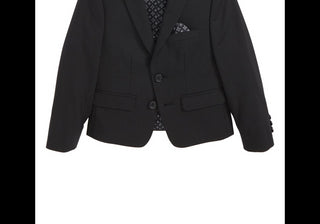 Casaco esportivo Tallia Solid Wool Blend preto na Nordstrom tamanho 8