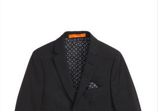 Casaco esportivo Tallia Solid Wool Blend preto na Nordstrom tamanho 8