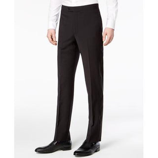 Calvin Klein Men's Slim Fit Infinite Stretch Tuxedo Suit Pants Black Size 34X32